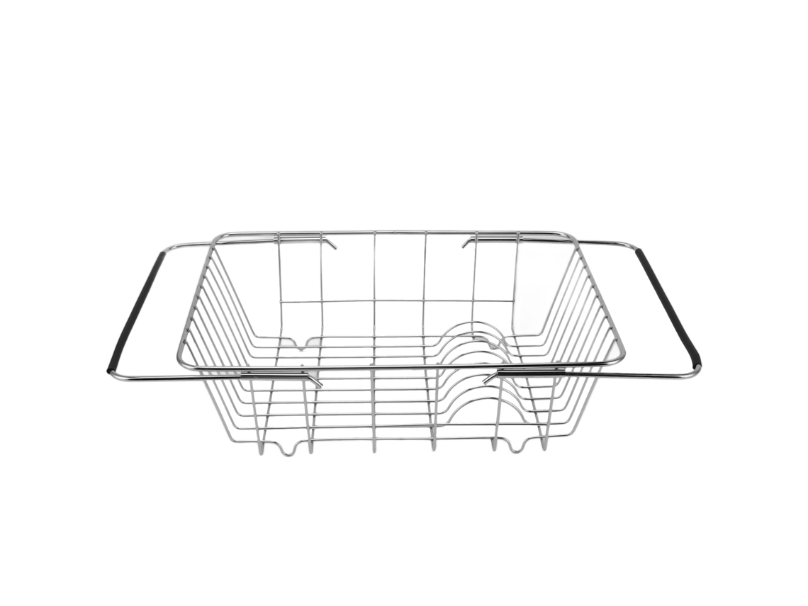 Rack De Escurrido Retráctil De Acero Inoxidable Para Cocina, Canasta De Escurrido Multiusos Para Lavar Frutas Y Secar Platos