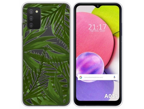 Carcasa Samsung Galaxy A03s TUMUNDOSMARTPHONE Dibujos Transparente Multicolor