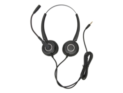 Fone De Ouvido Para Centro De Chamadas Com Redução De Ruído Inteligente Conector 3.5mm Para Celular E Pc