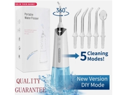 Cepillo de dientes portátil inalámbrico Waterpik con 8 boquillas de chorro