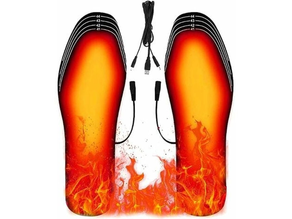 Plantillas Calefactables Usb, Calentadores Eléctricos Para Pies, Lavables Y Recortables, Ideales Para Invierno, Pesca, Senderismo Y Acampada.