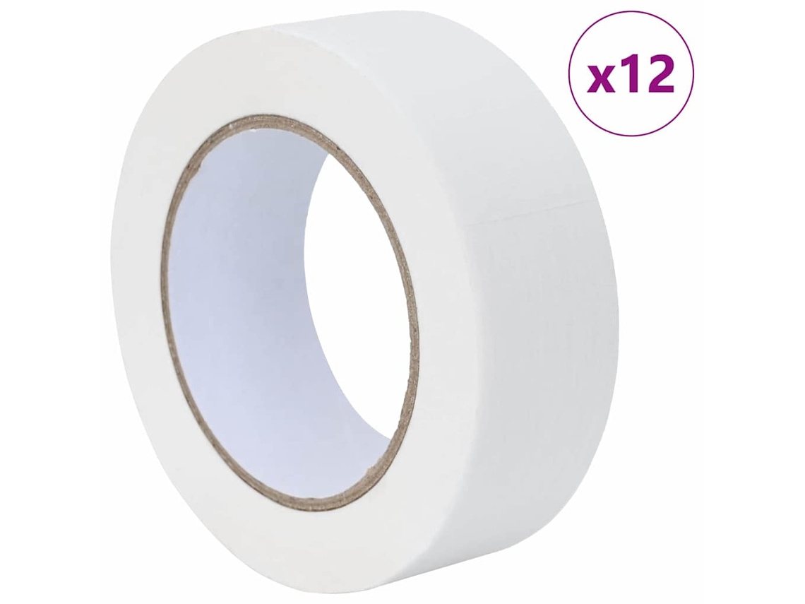 Maison Exclusive - Cintas De Enmascarar Para Pintores 12 Pcs 38mm X 50m Papel