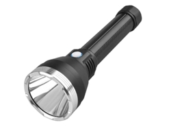 Linterna portátil, compacta, resistente al desgaste, práctica y duradera, para senderismo, camping, color negro Yizhood