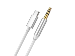 Cable Aux digital  USB -C a 3.5 mm - 1 m - blanco