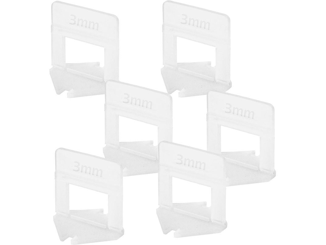 500 Tiras Niveladoras 3mm Para Colocar Azulejos 1-4mm Transparentes