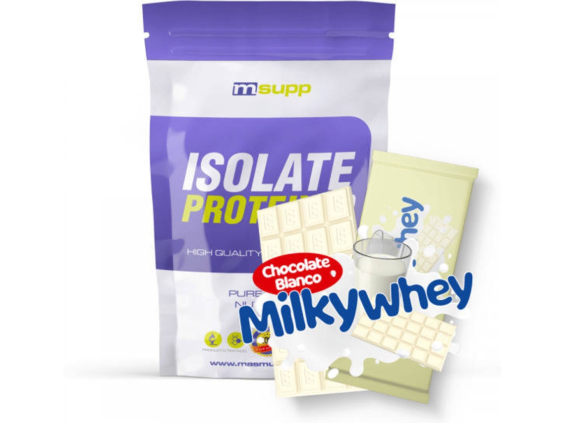 Isolate 90 Cfm - 1kg Chocolate Blanco Con Leche Milkywhey Masmusculo