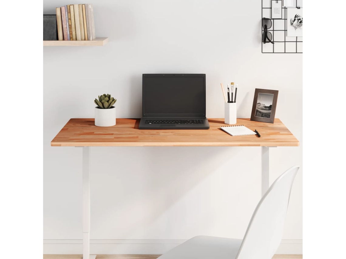 Tablero de mesa | Tablero de escritorio | Superficie de mesa rectangular 100x60x1,5 cm Madera maciza de haya