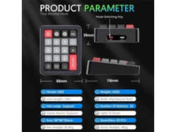Teclado mecánico con cable K812, teclado numérico RGB intercambiable en caliente, teclado mecánico programable para juegos Everley891