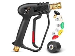 2026-pistola De Limpieza A Presión Linjou 4000 Psi Con 5 Boquillas Intercambiables Y Conector Rápido M22