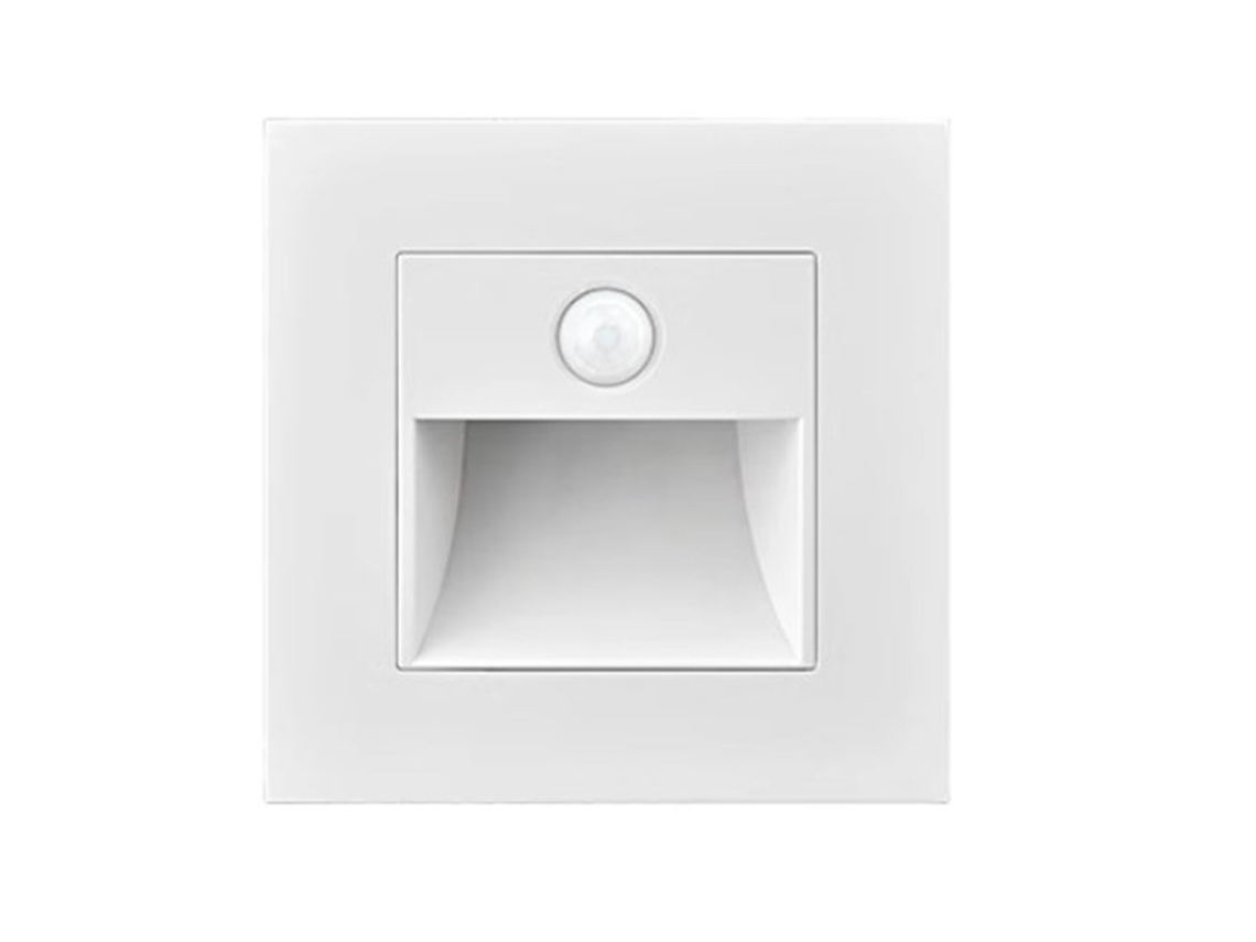 2026-luz Nocturna Con Sensor De Movimiento Led Super Brillante Empotrada En Pared Para Escalera Pasillo 110v-240v Ahorro Energía