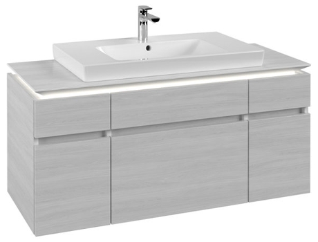 Villeroy &amp Boch Legato Vanity unit B697 1200x550x500mm céntrico con iluminación LED