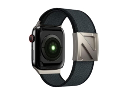 Correa para Apple Watch de 42/41/40/38 mm - Nylon bicolor con cierre magnético en forma de Z
