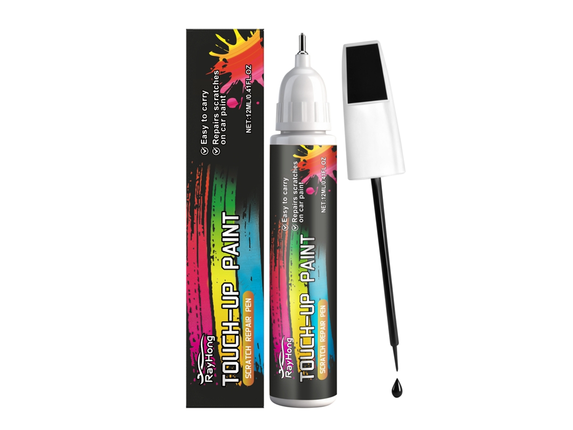 Rotulador de pintura negra para retoques de coches