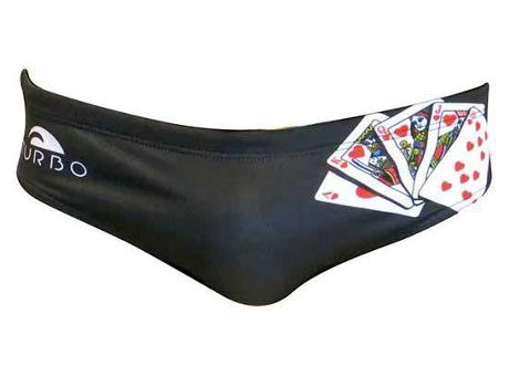 Calzoncillos para Hombre TURBO Scala Real Negro para Natacion (M)