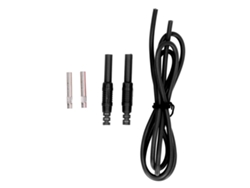 Cable De Prueba Hembra A Hembra De 1 Mm² Con Conector De Latón 32 A 1000 V J.70030 Negro