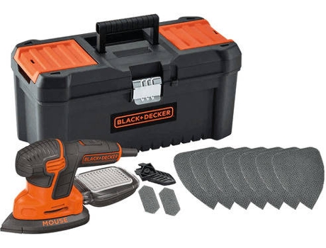 Lijadora BLACK DECKER Mouse (12w Com Accesorios Y De Black De cker)
