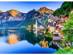 Rompecabezas De 1000 Piezas Para Adultos. Juego Desafiante (hallstatt Village (azul)).