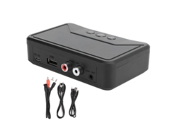 Receptor Bluetooth 5.0 Com Nfc, Adaptador Áudio Estéreo Hifi 3.5mm Aux 2rca Usb, 15m Bt200