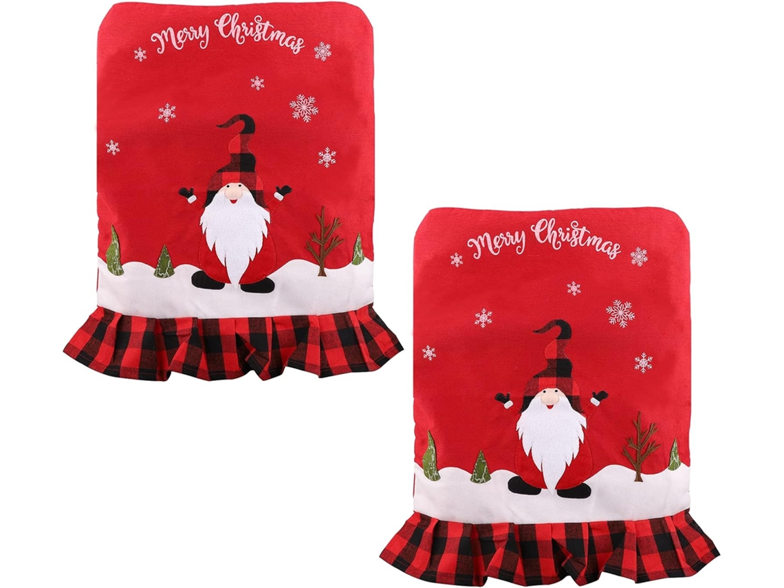 KOFIHETY Celebra con estilo: Fundas para sillas navideñas, decoración navideña perfecta, telas de primera calidad, crean un ambiente navideño intenso, aptas pa