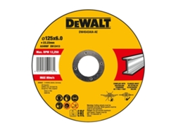 DEWALT DW4543AIA-AE - Disco de desbaste cóncavo para metal 125 x 6 x 22.23 mm