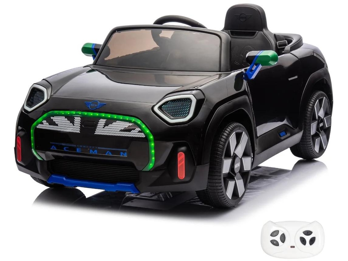 Vehículo Eléctrico Para Niños - Mini Aceman 12v - 1 A 5 Años - Negro