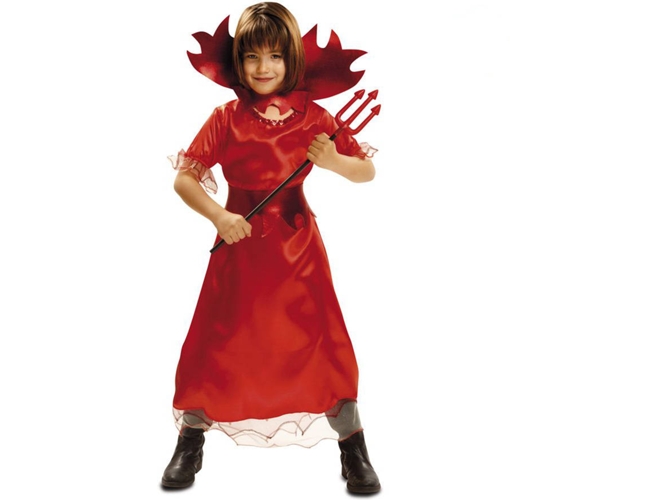 Disfraz de Niña Diablesa (Tam: 5-6 anos)