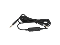 Cabo De Fones De Ouvido 3.5mm Substituto Com Controle De Volume E Mudo Para Hyperx Cloud Mix Alpha Logitech G633 G933