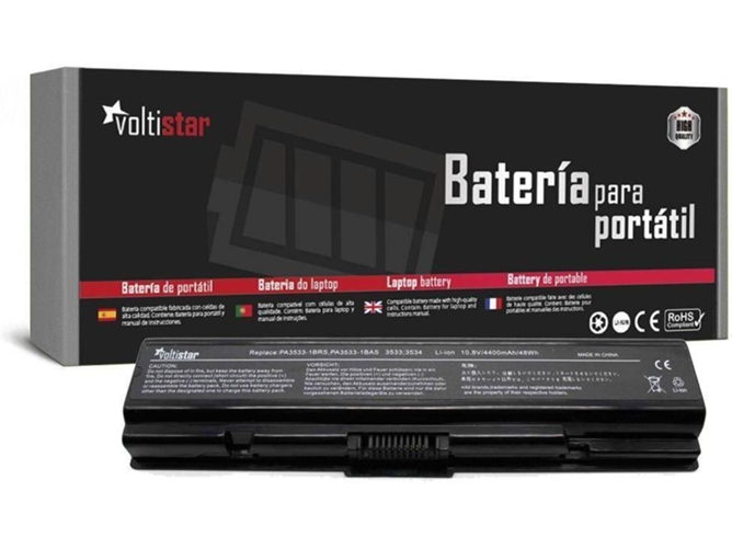 Batería VOLTISTAR para Toshiba Satellite A200 A205 A215 A300 A305 A500 A505D Pa3533U-1Bas