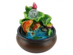 Fuente de mesa con forma de pez de la suerte, decoración Feng Shui
