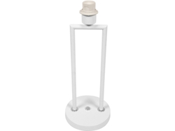 Base para Lámpara de Mesa Montijo 1Xe27 Alt.45Xd.18Cm Blanco FERRIMEX
