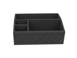 Organizador De Café De Madera Para Encimera, Soporte Para Cápsulas Y Tazas, 32 X 21,5 X 12,5 Cm, Negro.