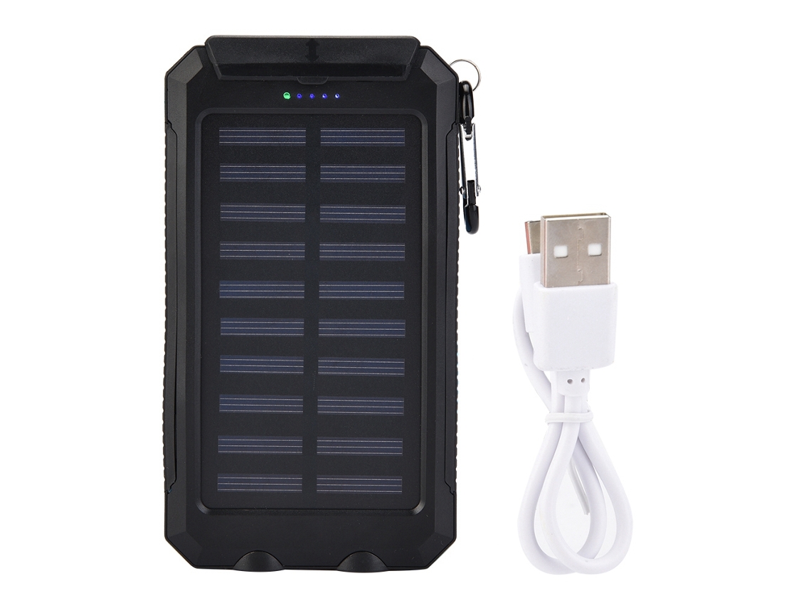 Batería externa EOOCOO (carga solar, brújula para exteriores)