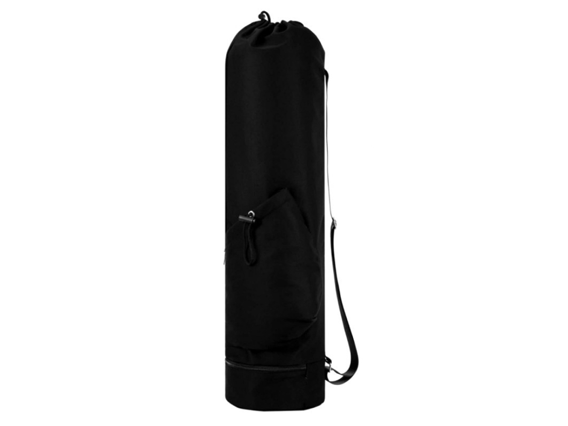 Bolsa Portátil Para Esterilla De Yoga Con Bolsillo Para Botella De Agua Y Bolsa Impermeable En La Parte Inferior, Cinturón Ajustable Para Gimnasio Y Entrenamiento.