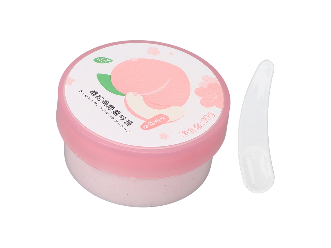 Crema Exfoliante Facial Con Fragancia De Melocotón Limpiador Profundo Nutritivo 90g