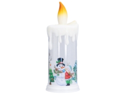 Velas navideñas sin llama, LED, simulación de llama, Papá Noel, decoración nocturna para Navidad CHABERLU