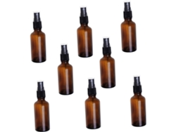 Juego De 8 Botellas De Vidrio Con Pulverizador, Botellas Vacías Con Pulverizadores De Plástico Para Aceites.