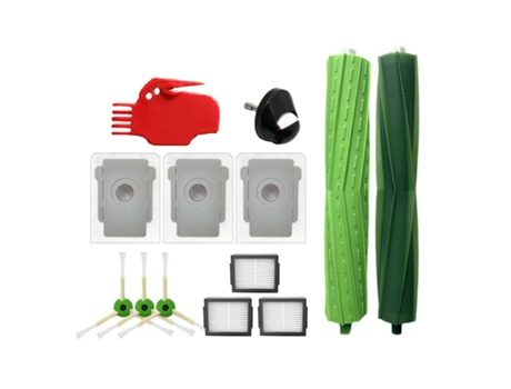 Para irobot roomba i7 i7+ e5 e6 i3 escova principal lateral filtros hepa