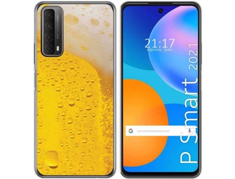 Carcasa Huawei P Smart 2021 TUMUNDOSMARTPHONE Cerveza Multicolor