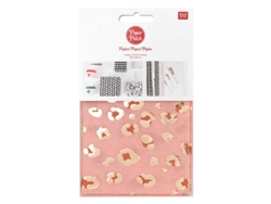 Paper patch Red leo golden 30x42 cm