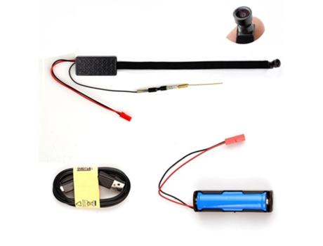 Mini Cámara SLOWMOOSE Ip p2p HD Grande Angular 1080p (1 Slot com 1 Bateria - Sin Tarjeta tf)