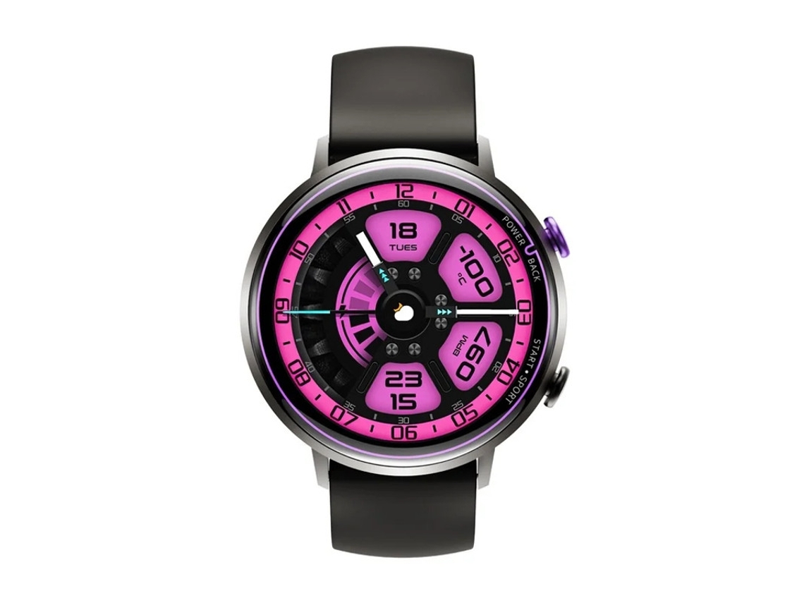Reloj inteligente deportivo para mujer, pantalla AMOLED de 1.32", más de 100 modos deportivos, podómetro y monitor de frecuencia cardíaca Bestvite