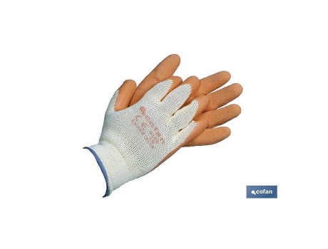Blister g. latex rugoso naranja t-10 caja 12 unid.