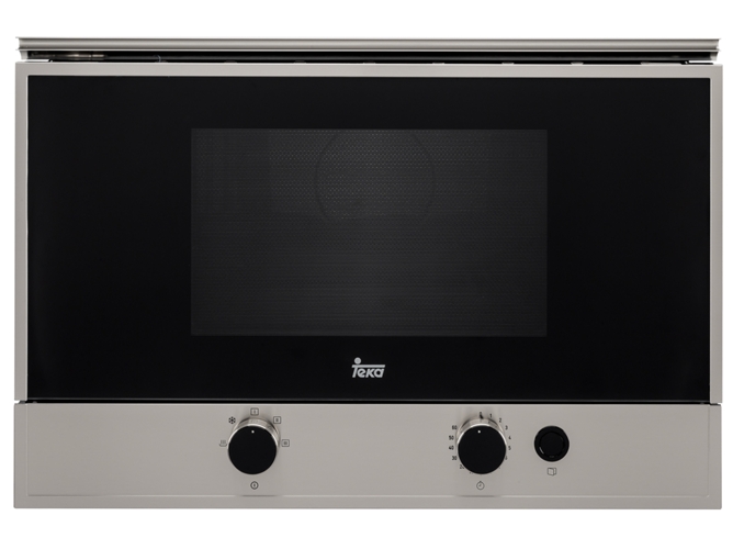 Teka 622 Bi microondas sin grill 22l 22 litros acero inoxidable integrable capacidad de 850w negro 1400 ms622bi 40584102