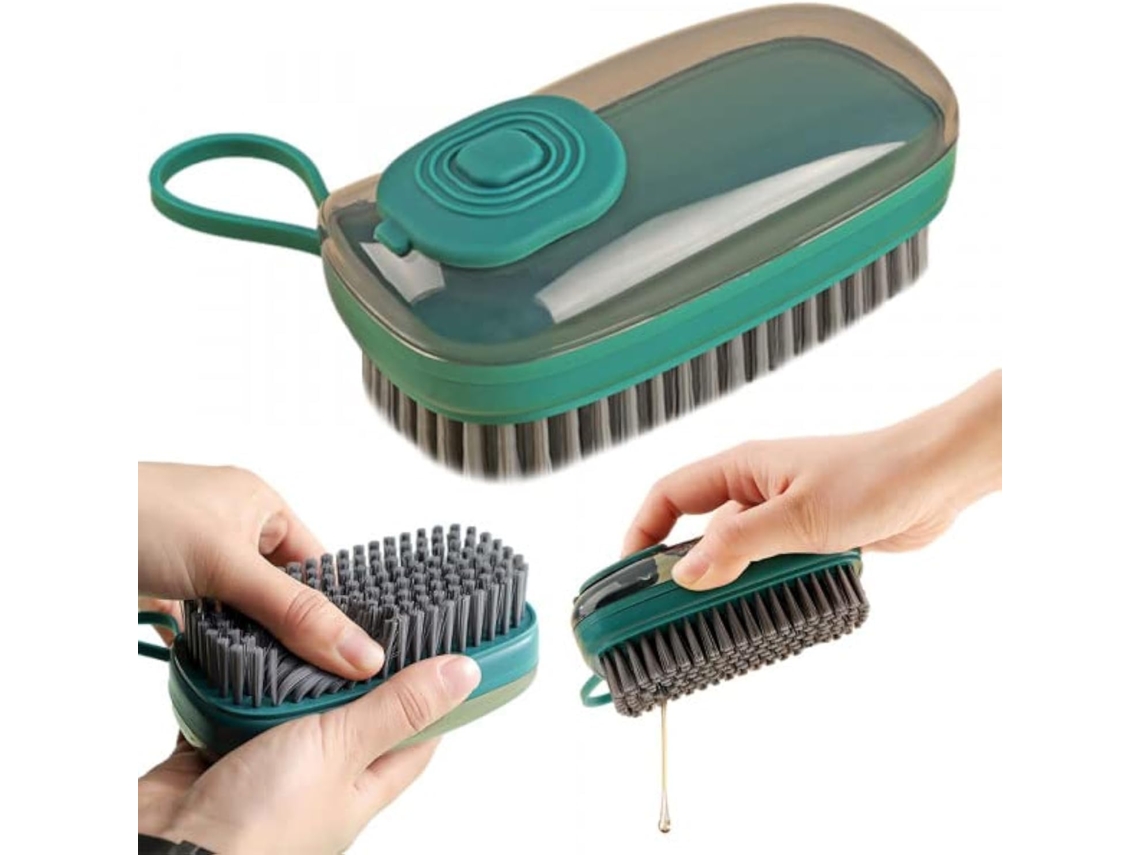 Escova De Limpeza Multifuncional, Verde