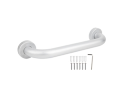 Agarre de seguridad de aluminio para pared, espacio blanco, para baño de hotel