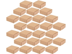Lote de 25 cajas de papel kraft natural para envíos. CHABERLU