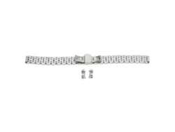 Pulsera De Reloj De Acero Inoxidable Pulido Con Cierre De Mariposa Para Hombre Y Mujer, 0,47 Pulgadas.