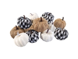 2026altiro-12 Calabazas Artificiales Variadas Para Decoración Otoñal, Bodas, Acción De Gracias Y Halloween.