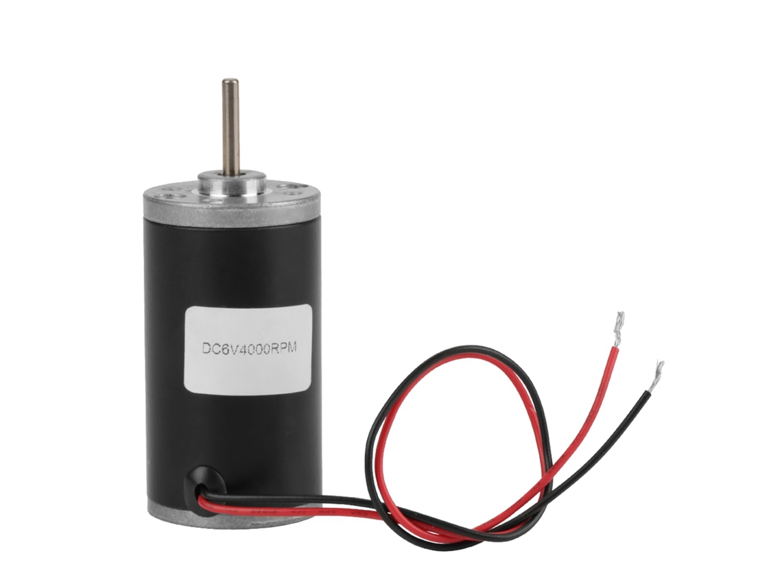 Motor De Cc De Imán Permanente 31zy Con Escobillas De Carbón, 6 V, 4000 Rpm, Giro En Sentido Horario/antihorario.