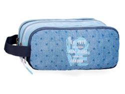 Pepe Jeans Estuche Escolar Noni Denim Poliéster Azul Claro